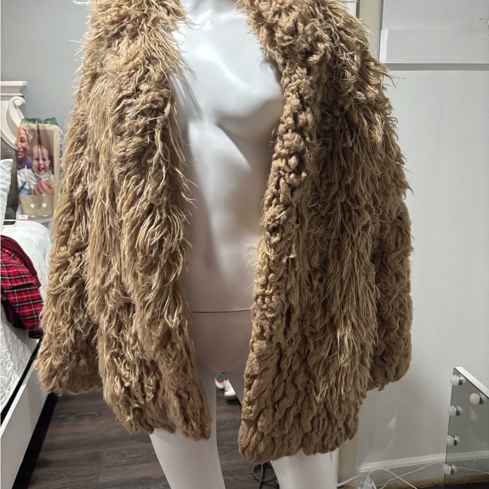 Short  shag type jacket